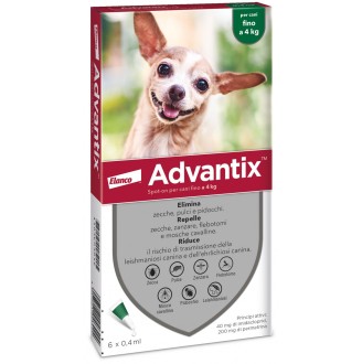 ADVANTIX SPOT ON 6PIP 4-10KG