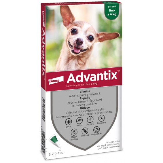 ADVANTIX SPOT ON 6PIP 4-10KG