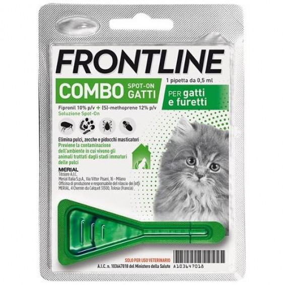 FRONTLINE COMBO 1PIP GATTI/FUR