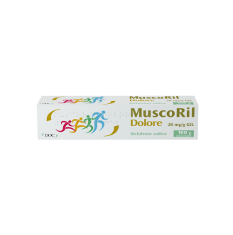 MUSCORIL DOLORE*GEL100G 20MG/G