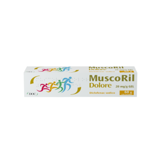 MUSCORIL DOLORE*GEL 60G 20MG/G