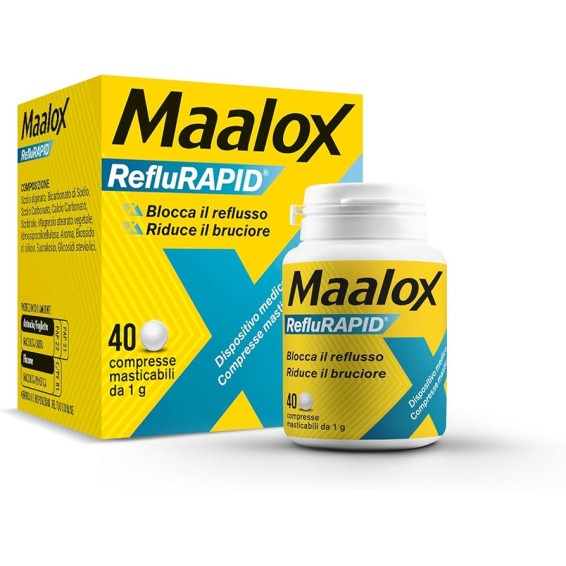 MAALOX REFLURAPID 40CPR MASTIC