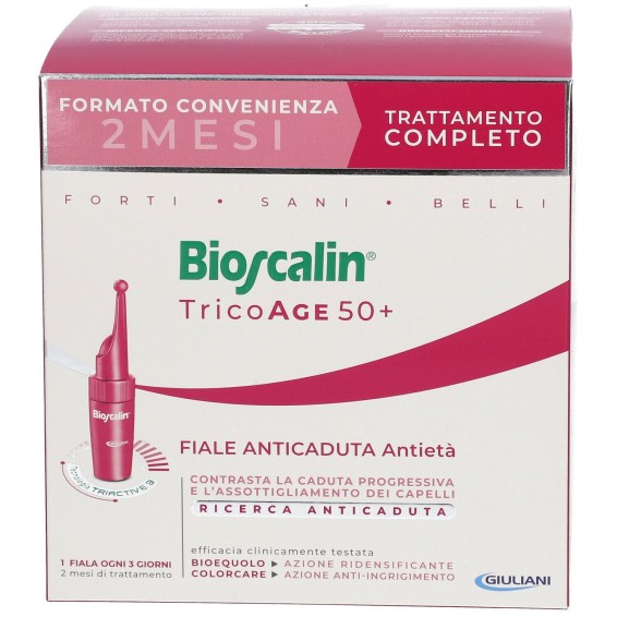 BIOSCALIN TRICOAGE F DOPPIA 16 fiale NEW 2023