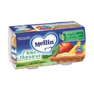 MELLIN OMOG MELA BANANA 2X100G