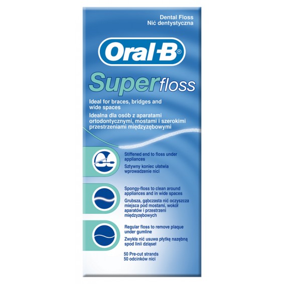 ORALB SUPERFLOSS 50FILI