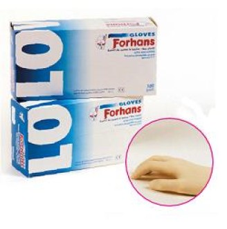 FORHANS GUANTI LATT L 100PZ