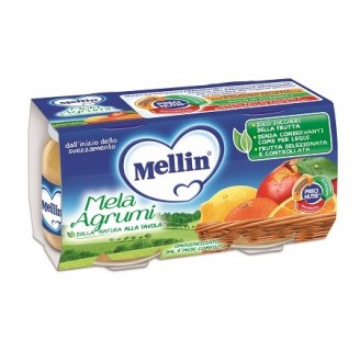 MELLIN OMOG MELA AGRUMI 2X100G