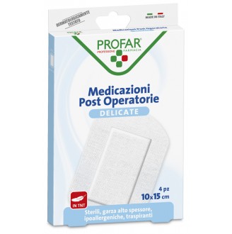 PROFAR MED POSTOP 10X15CM 4PZ