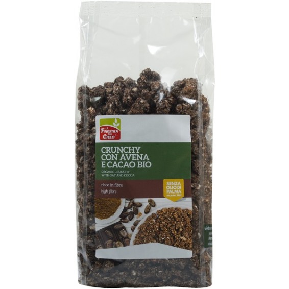 CRUNCHY AVENA CACAO 375G BIO