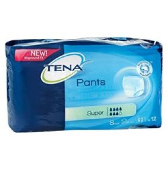 TENA PANTS SUPER PANN S 12PZ