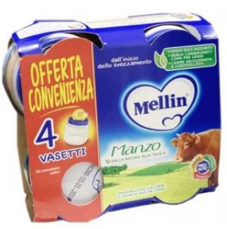 MELLIN OMOG MANZO 4X80G