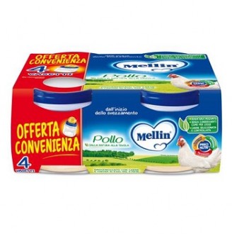 MELLIN OMOG POLLO 4X80G