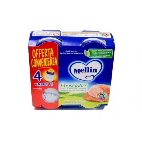 MELLIN OMOG PRCIUTTO 4X80G