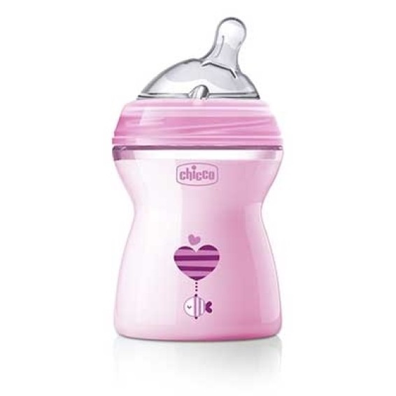 CH BIB NAT-FEEL 2M+ GIRL 250ML