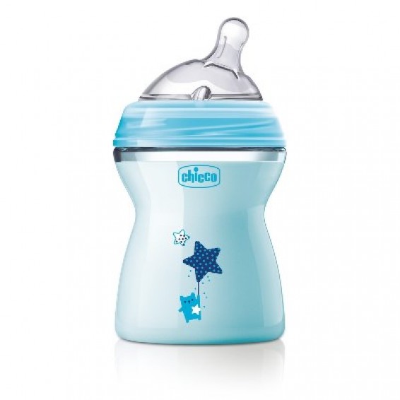 CH BIB NAT-FEEL 2M+ BOY 250ML