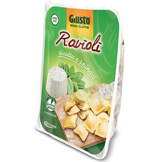 GIUSTO S/G RAVIOLI RICOTTA/SPI