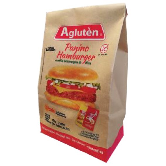 AGLUTEN PANINO HAMBURGER 160G