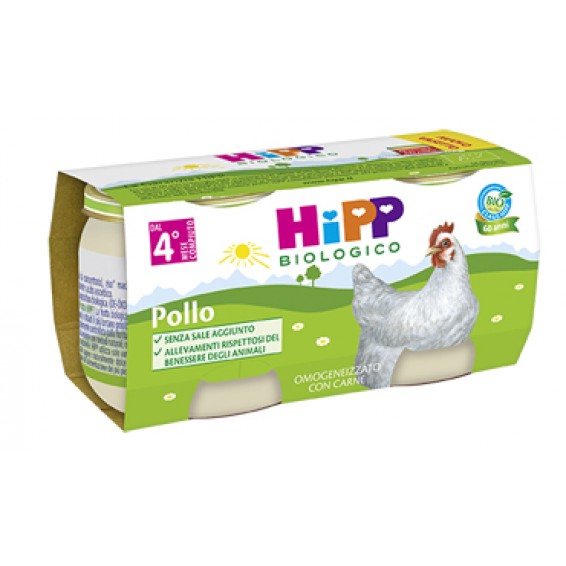 HIPP BIO OMOG POLLO 2X80G