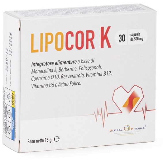 LIPOCOR K 30CPS
