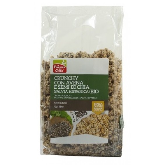 CRUNCHY AVENA CHIA 375G BIO