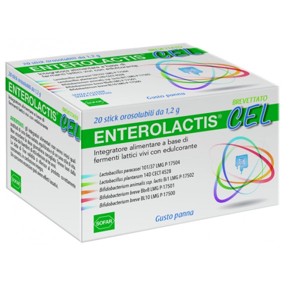 ENTEROLACTIS CEL 20STICK OROS