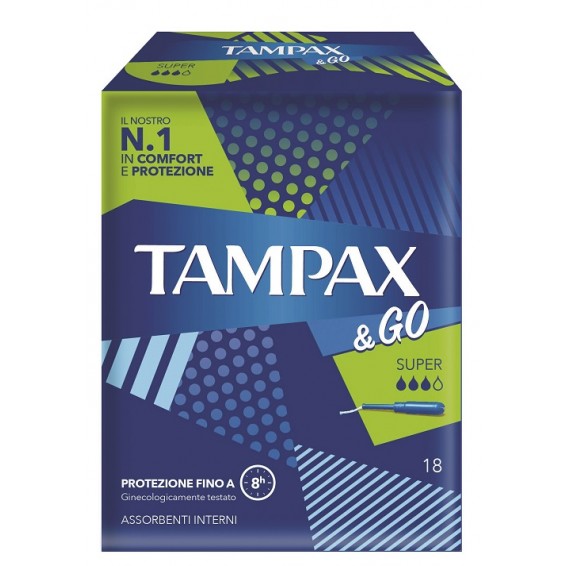 TAMPAX&GO SUPER 18PZ