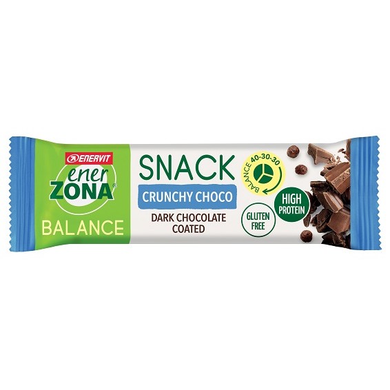 ENERZONA SNACK CRUNCH CHOC 33G