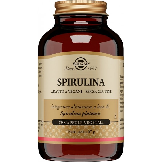 SPIRULINA 80CPS VEG