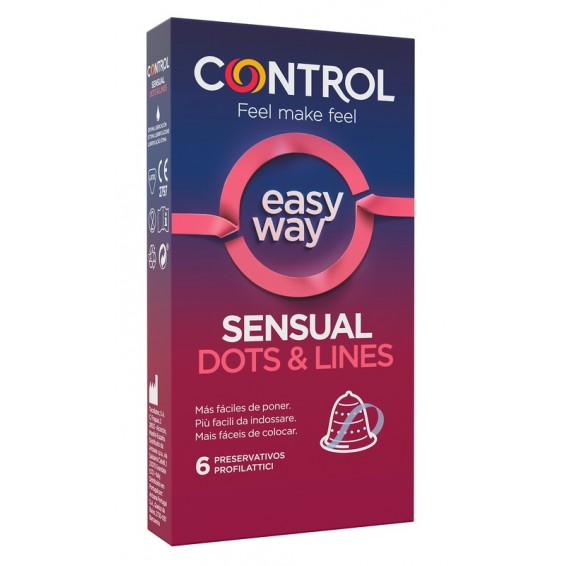 CONTROL SENSUAL DOTS&L EW 6PZ