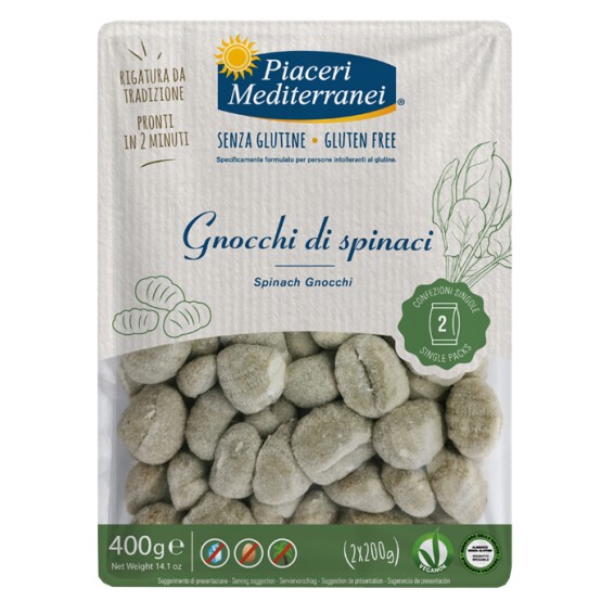 PIACERI MEDIT GNOC SPINACI400G PIACERI MEDIT GNOC SPINACI400G