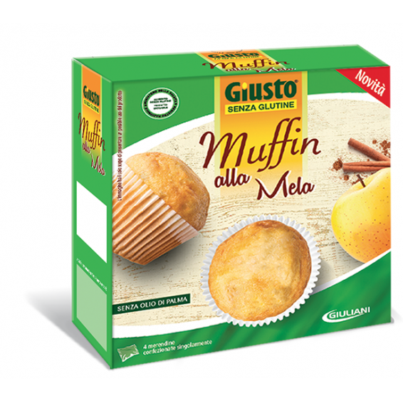 GIUSTO S/G MUFFIN MELA 200G