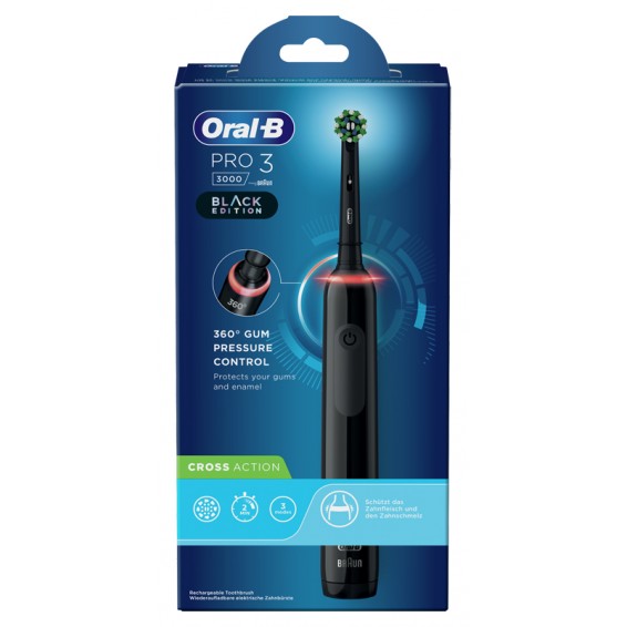 ORALB PRO3 BLACK CROSSACTION