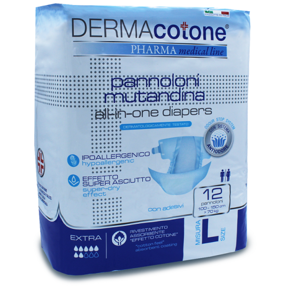 DERMACOTONE PANN MUT L 12PZ