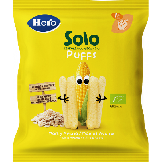 HERO SOLO SNACK PUFF AVENA MAI