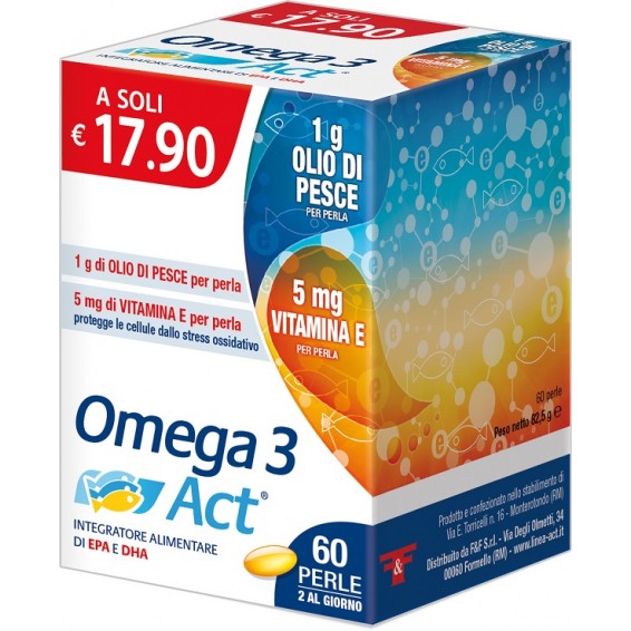 OMEGA 3 ACT 1G 60PRL