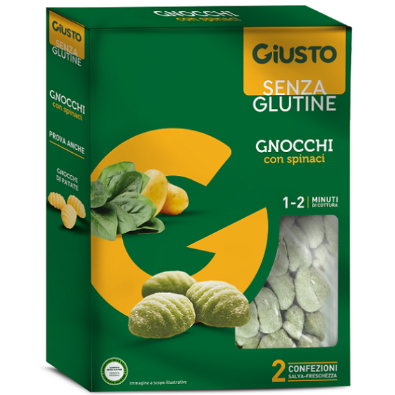 GIUSTO S/G GNOCCHI SPINACI500G