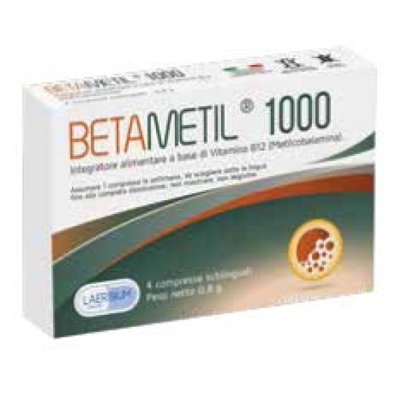 BETAMETIL 1000 4CPR SUBLINGUAL