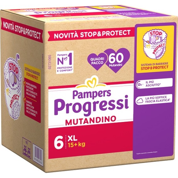PAMPERS PROG MUT QUADRI XL 60P PAMPERS PROG MUT QUADRI XL 60P