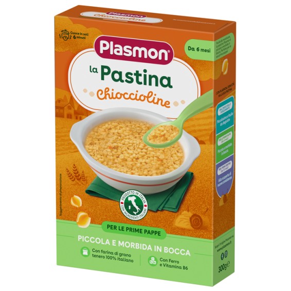 PLASMON PASTA CHIOCCIOLINE300G