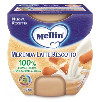 MELLIN MER LATTE BISC 2X100G