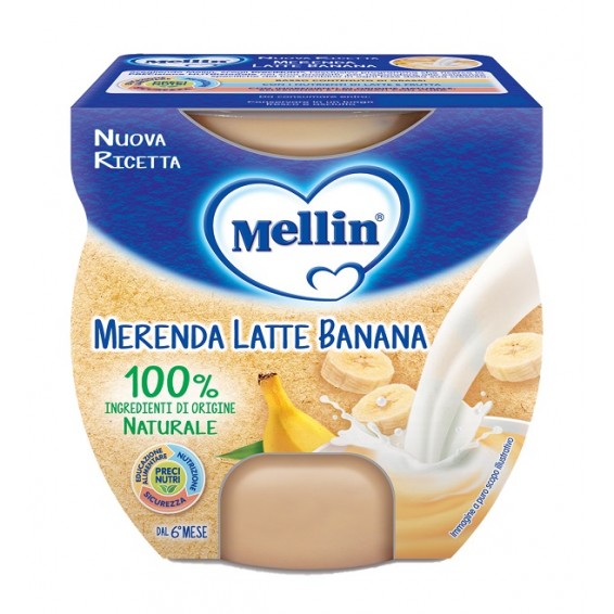 MELLIN MER LATTE BANANA 2X100G