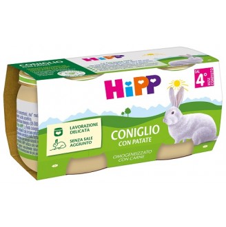 HIPP OMOG CONIGLIO VERD 2X80G