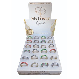 MY LOVLY CRYSTAL ANELLO