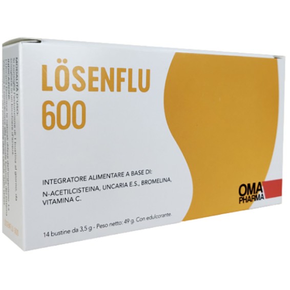 LOSENFLU 600MG 14BUST 3,5G