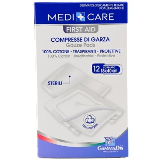 MEDICARE GARZA COT 18X40 12PZ MEDICARE GARZA COT 18X40 12PZ