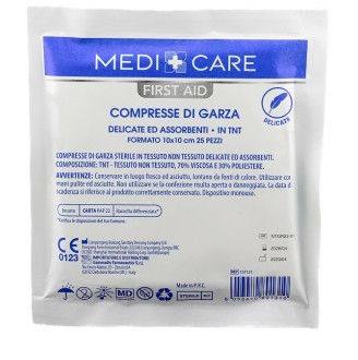 MEDICARE GARZA TNT 10X10 25PZ MEDICARE GARZA TNT 10X10 25PZ