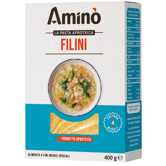 AMINO PASTA APROT FILINI 400G AMINO PASTA APROT FILINI 400G