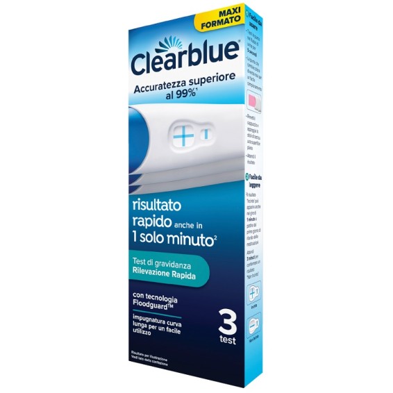 CLEARBLUE TEST GRAVIDANZA 3PZ CLEARBLUE TEST GRAVIDANZA 3PZ