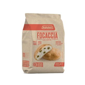 AGLUTEN FOCACCIA OLIVE 200G AGLUTEN FOCACCIA OLIVE 200G